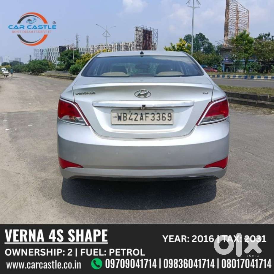 Hyundai Verna [ ] Fluidic 4s 1.6 Vtvt S, 2016, Petrol
