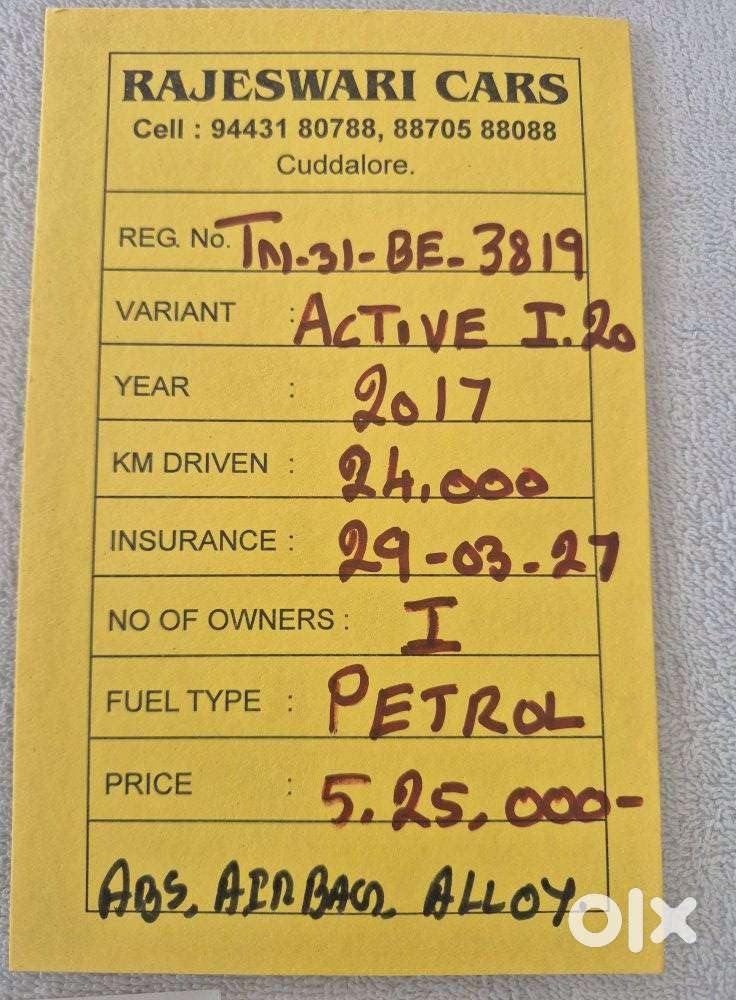 Hyundai I20 Active S Petrol, 2017, Petrol