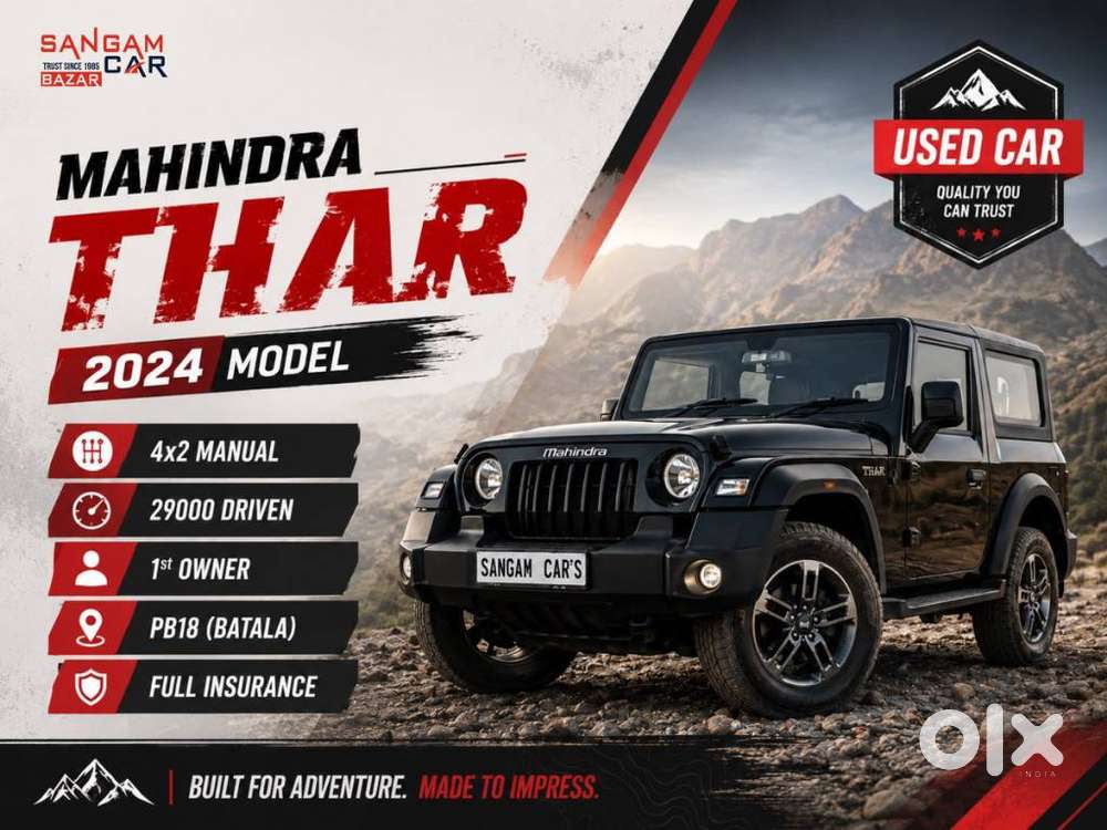 Mahindra Thar Lx Hard Top Diesel Mt Rwd, 2024, Diesel