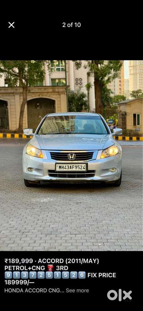 Honda Accord 2011 Cng & Hybrids 90000 Km Driven