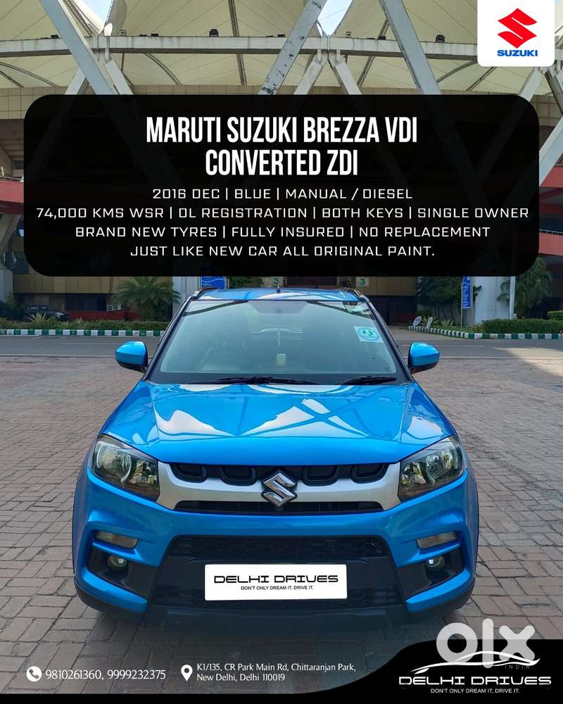 Maruti Suzuki Vitara Brezza Zdi, 2016, Diesel