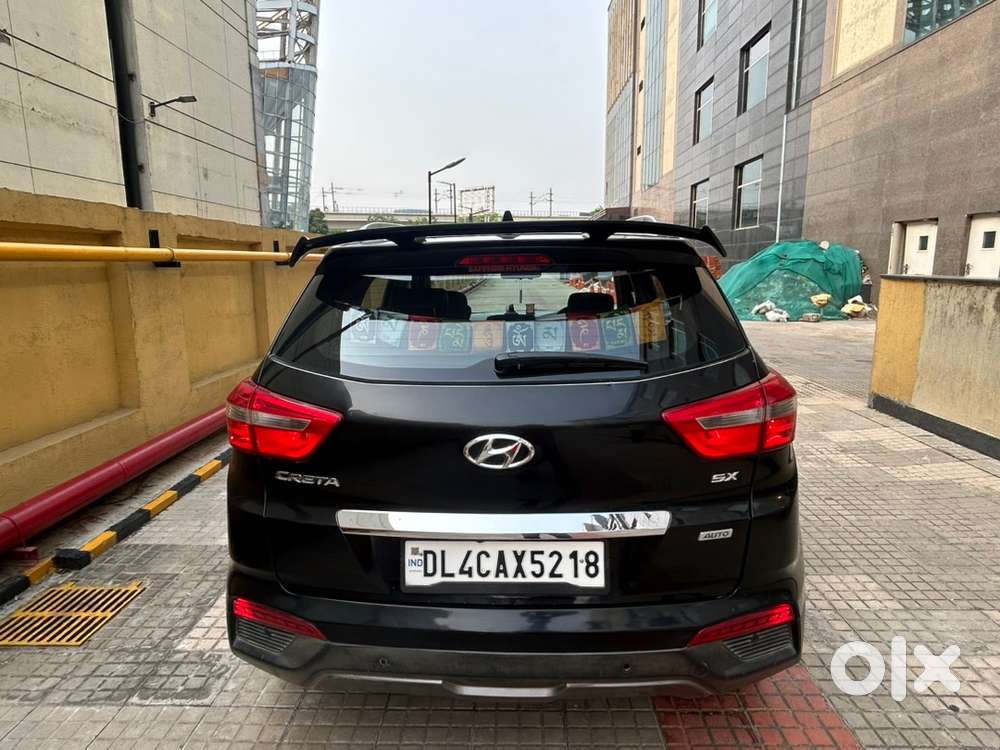 Black Automatic Petrol Hyundai Creta 2017