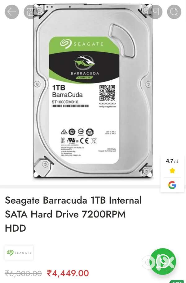 Hardisk 1 TB
