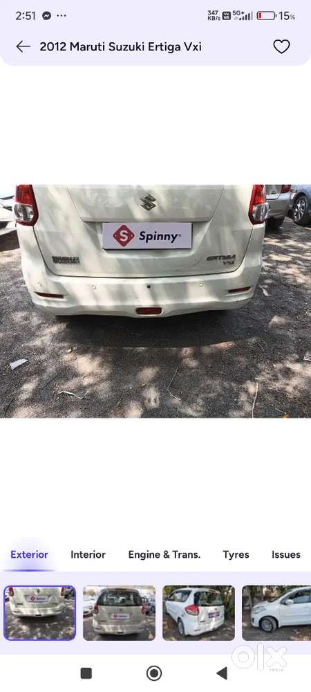 Maruti Suzuki Ertiga 2012 Cng & Hybrids 66000 Km Driven