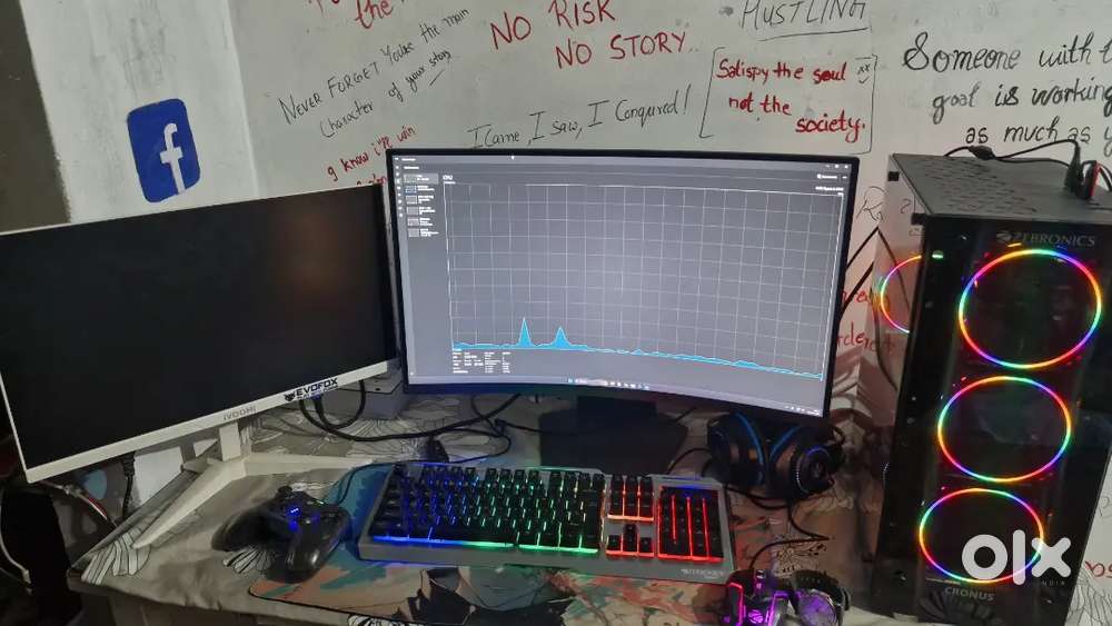 Game Pc with 2 monitor