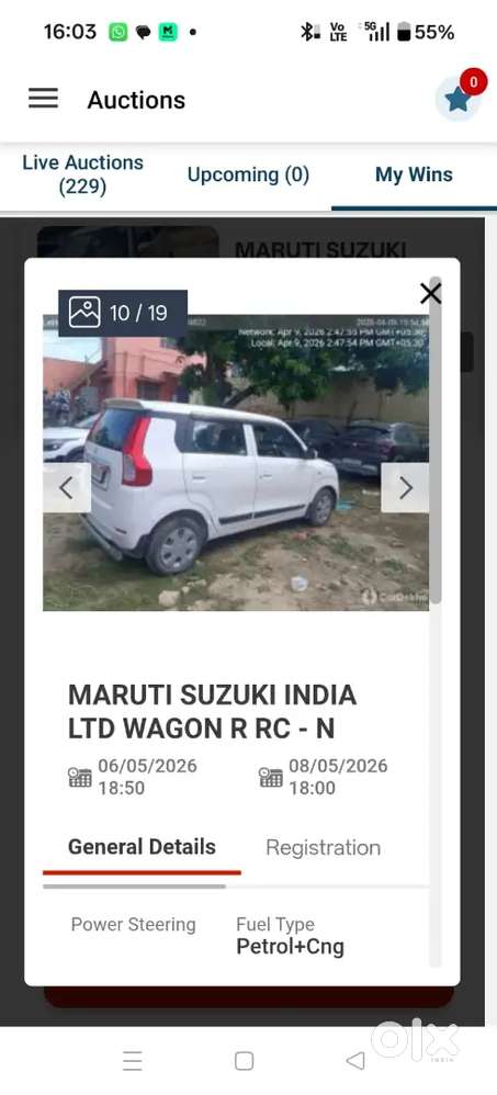 Maruti Suzuki Wagon R Flex Fuel 2022 Cng & Hybrids 10000 Km Driven