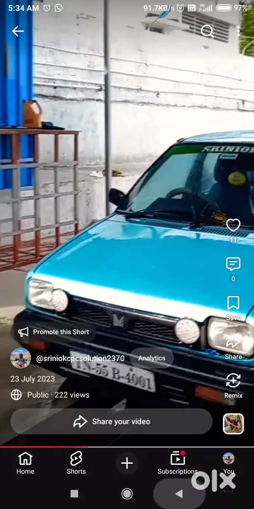 Maruti Suzuki 800 Ac 1997 Petrol Manual
