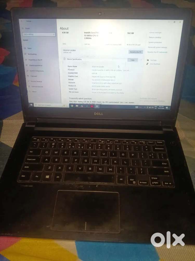 Dell Latitude 3460 Laptop | i3 5th Gen / 4GB RAM / 1TB HDD | Good Cond