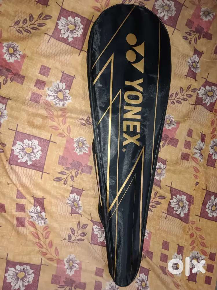 Badminton racket and shoes