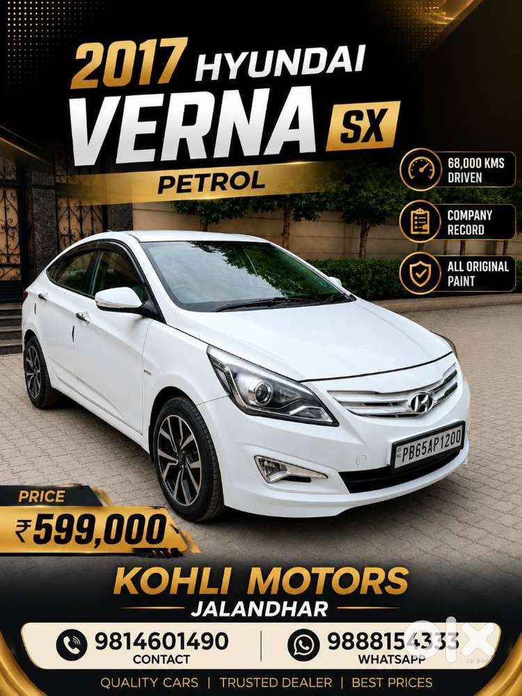 Hyundai Verna Vtvt 1.6 Sx, 2017, Petrol