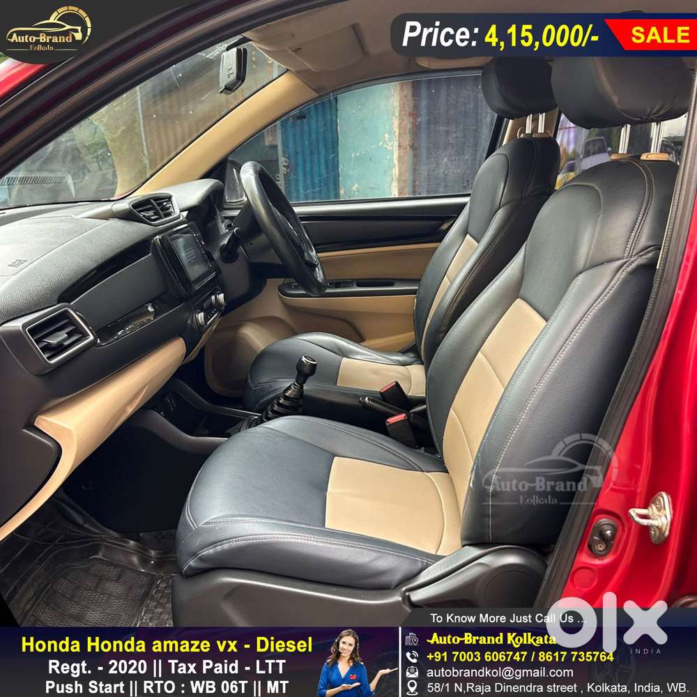 Honda Amaze 2nd Gen Vx, 2020, Diesel