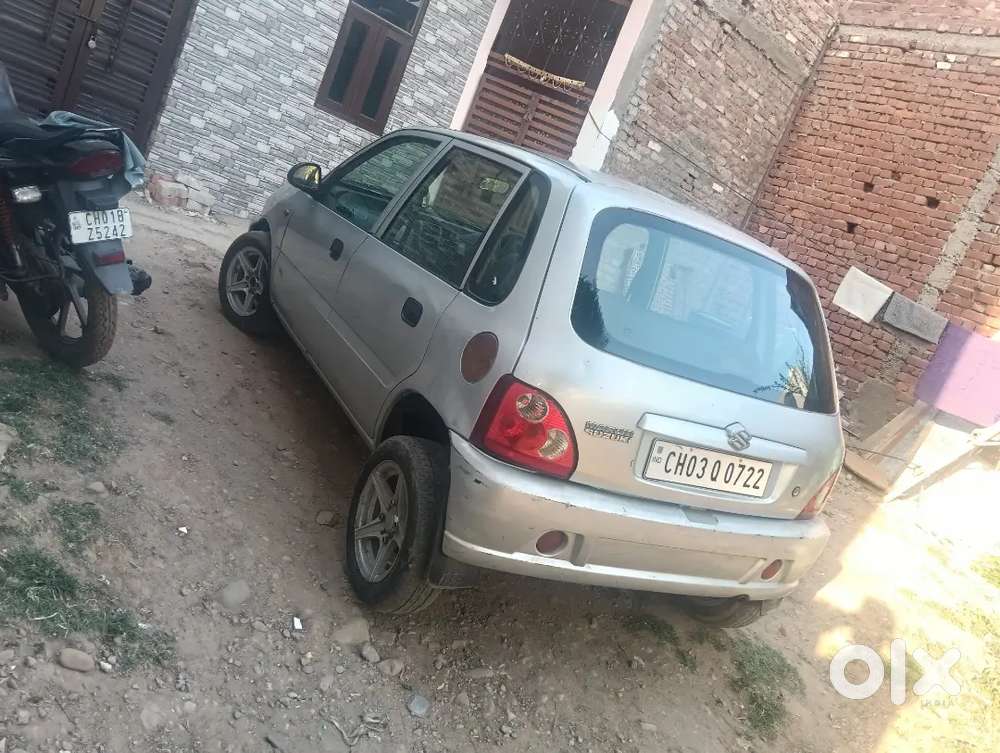 Maruti Zen Silver Colour -ch01number