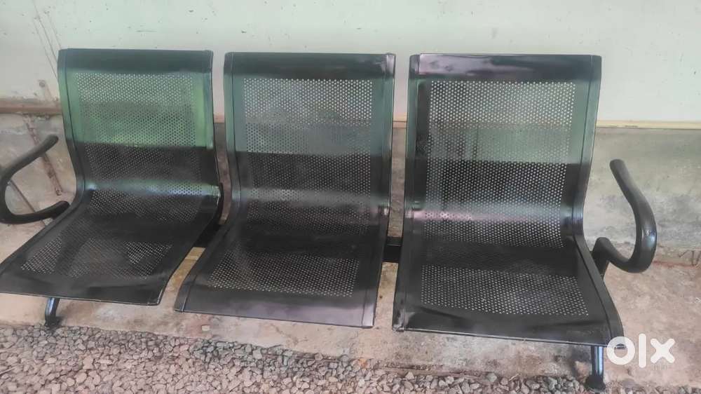 3-Seater Metal Bench for Sale