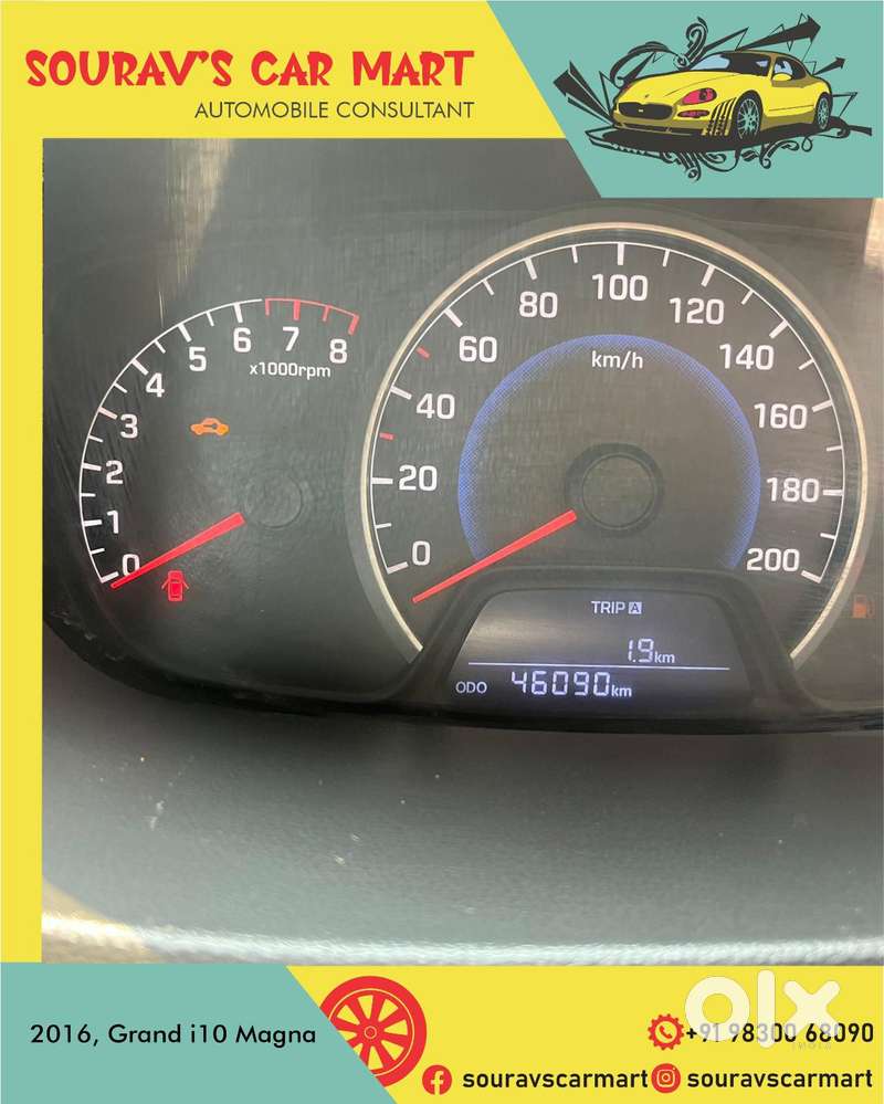 Hyundai Grand I10 2013-2016 Magna, 2016, Petrol