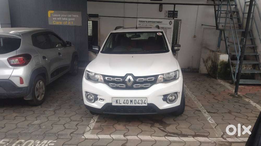 White Colour Kwid, 2016 Model, Only 82000km. Company Service