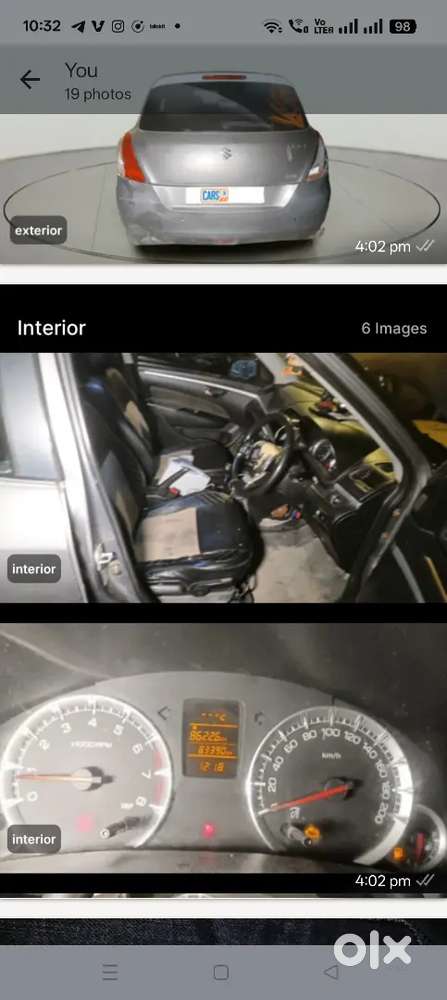 Maruti Suzuki Swift Zxi (petrol + Cng) - 2014  Excellent Condition