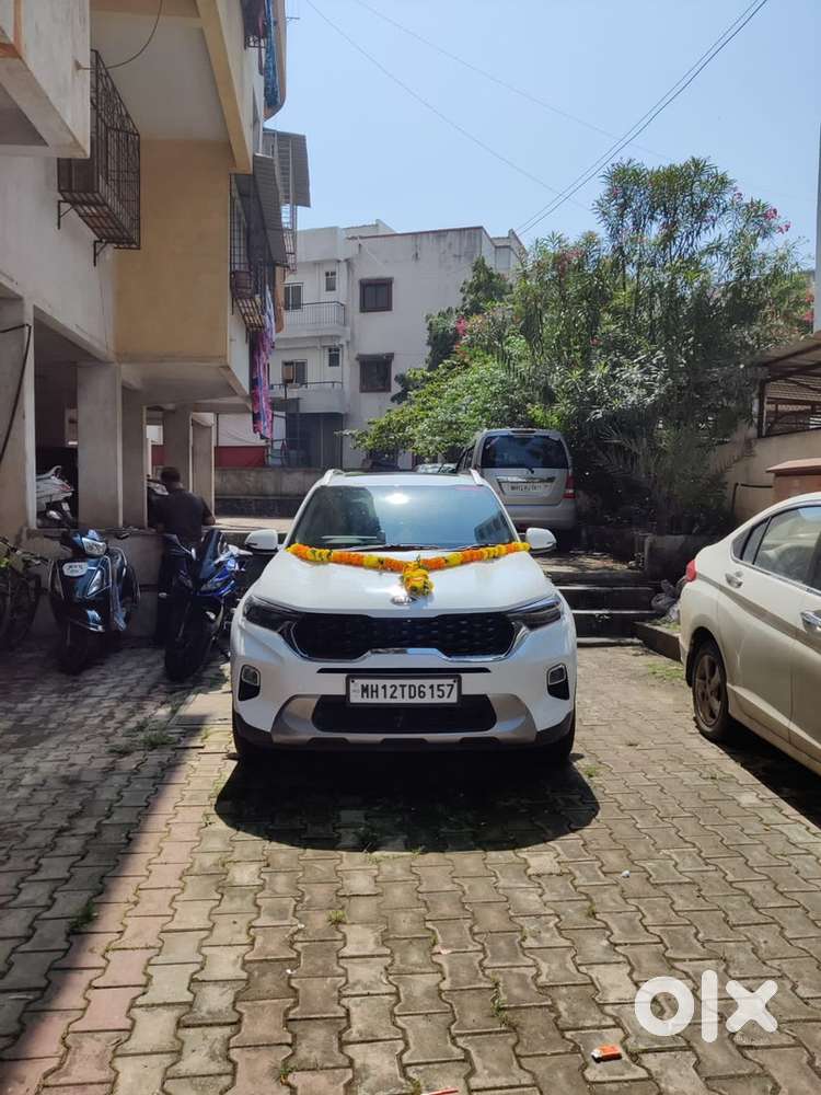 Kia Sonet Htx Plus Imt Petrol 2021 Model White Colour