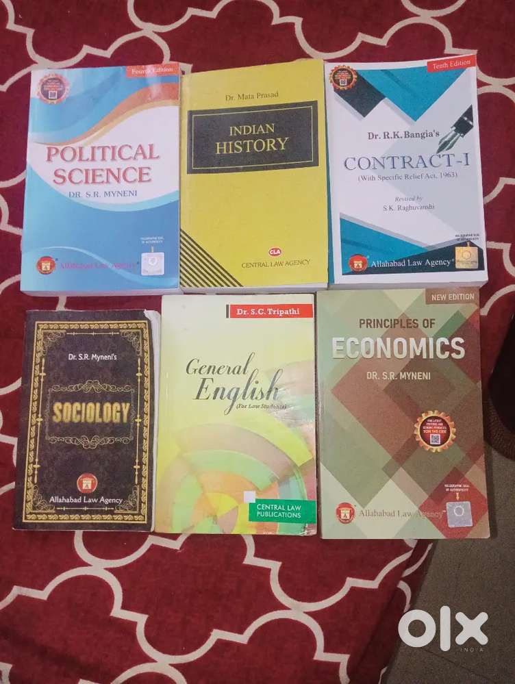 Ba llb first year books, complete set new book