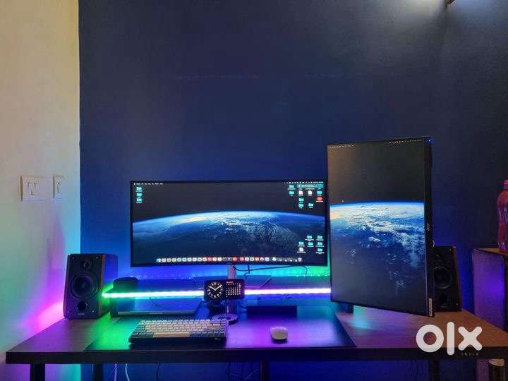 Dell U3421We Ultrawide 34 inch 2K Curved Monitor with Arm