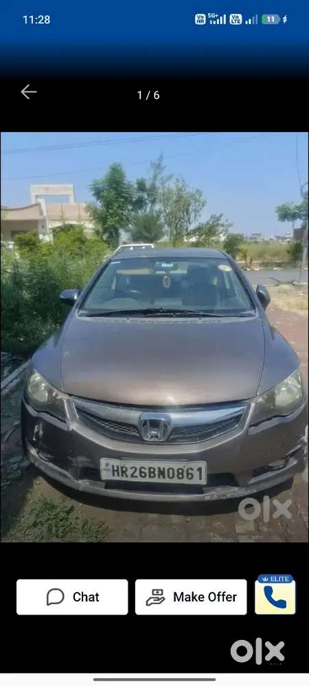 Honda Civic 2011 Mt 966625 Km Third Owner