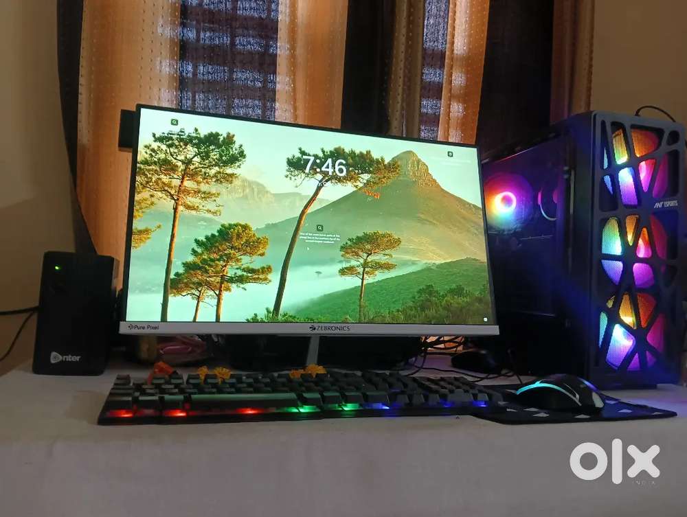 PC FOR SELL WITH RGB CABINET