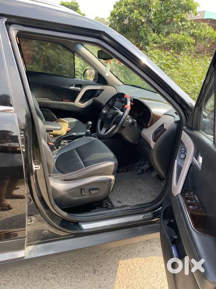 Hyundai Creta Diesel 2018 Black Colour Vip No. September Registration