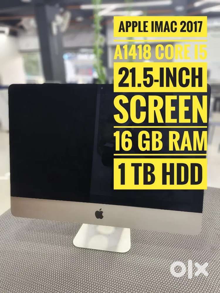 APPLE IMAC 2017 for video editing with 4Gb graphics 21.5 I5 16GB