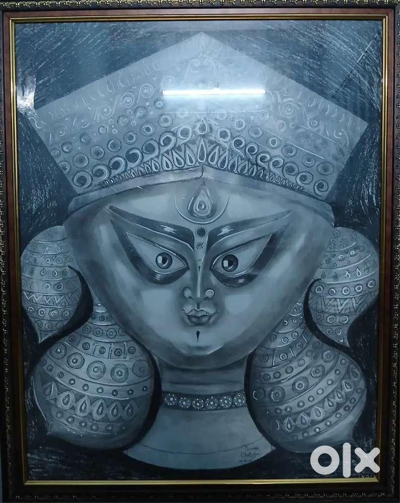 Handmade Maa Durga Portrait