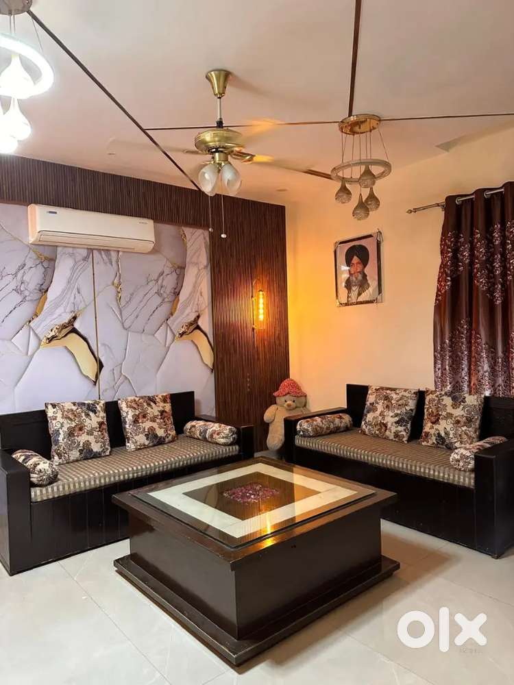 Premium Wooden Sofa Set + Heavy Centre Table