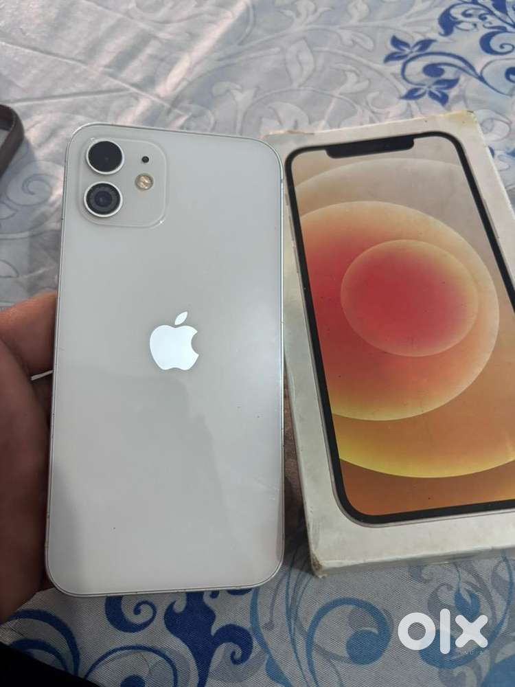 Iphone 12 64 gb 76batter health all original bill box - Mobile
