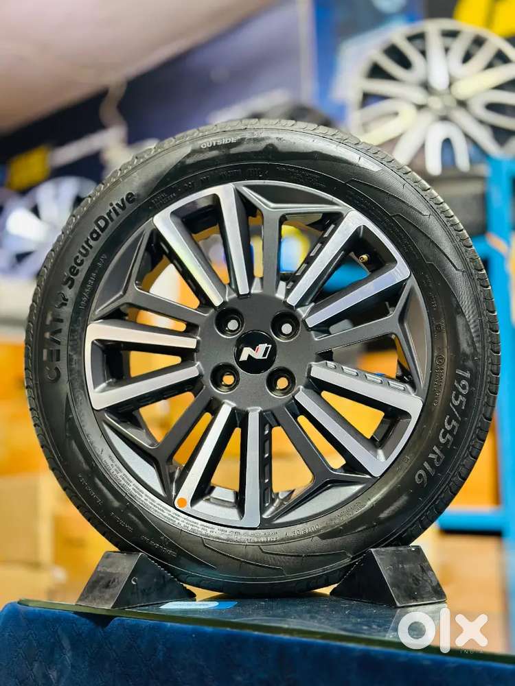 16€inch I20 Nline Alloy wheels with Tyres set of 4 lite used Spare