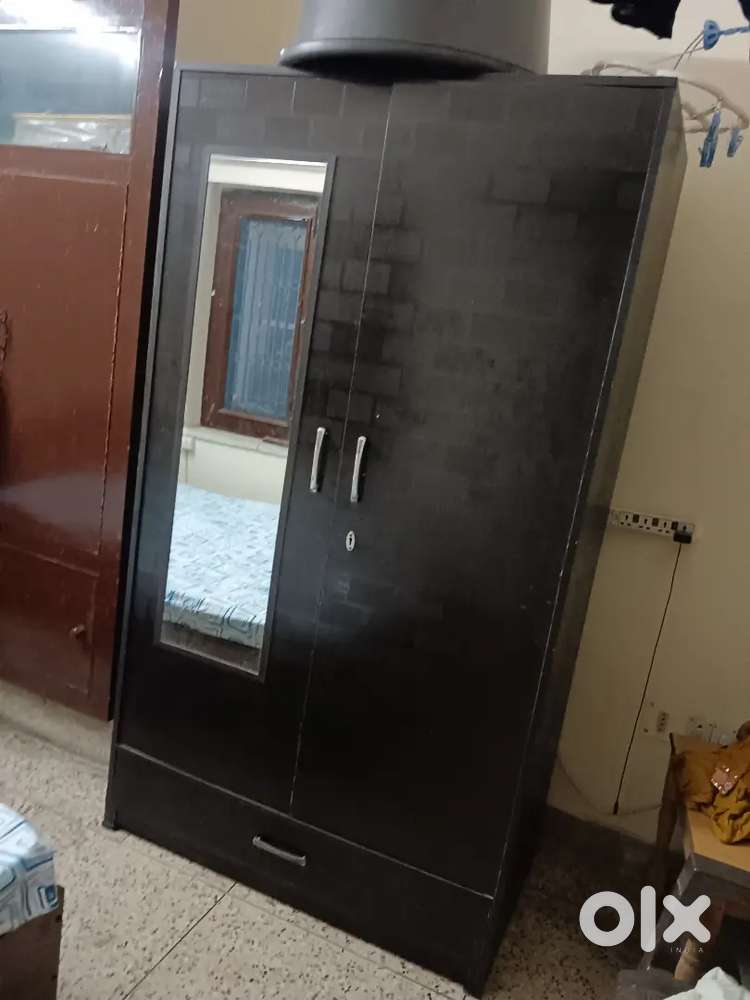 Bed and Cupboard