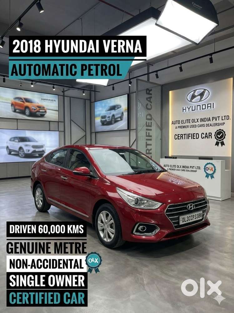 Hyundai Verna Vtvt 1.6 At Ex, 2018, Petrol