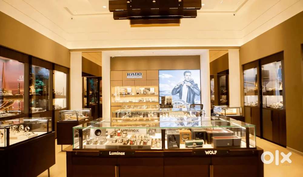 Wanted showroom sales staff branded watch showroom.