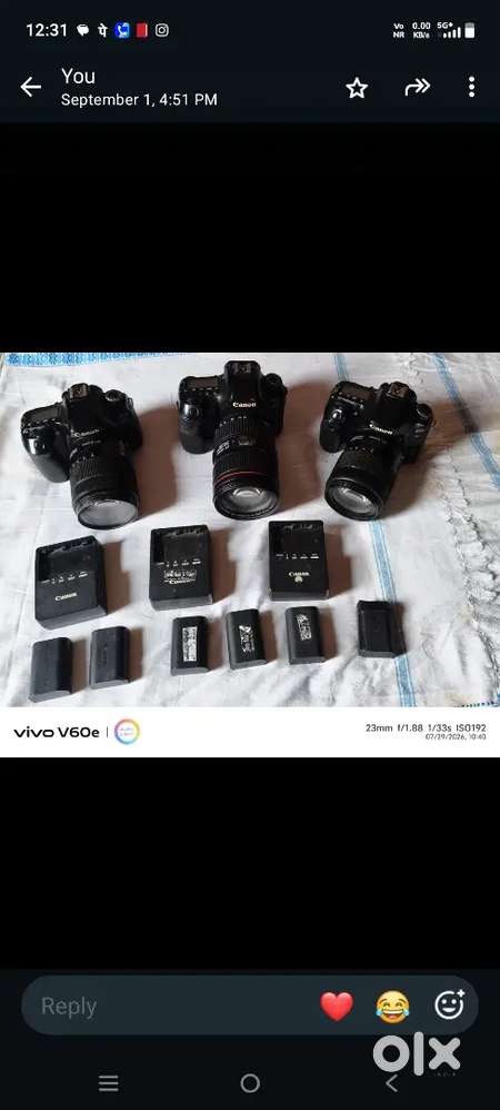 Canon 80d and Canon 6d mark2 for sell
