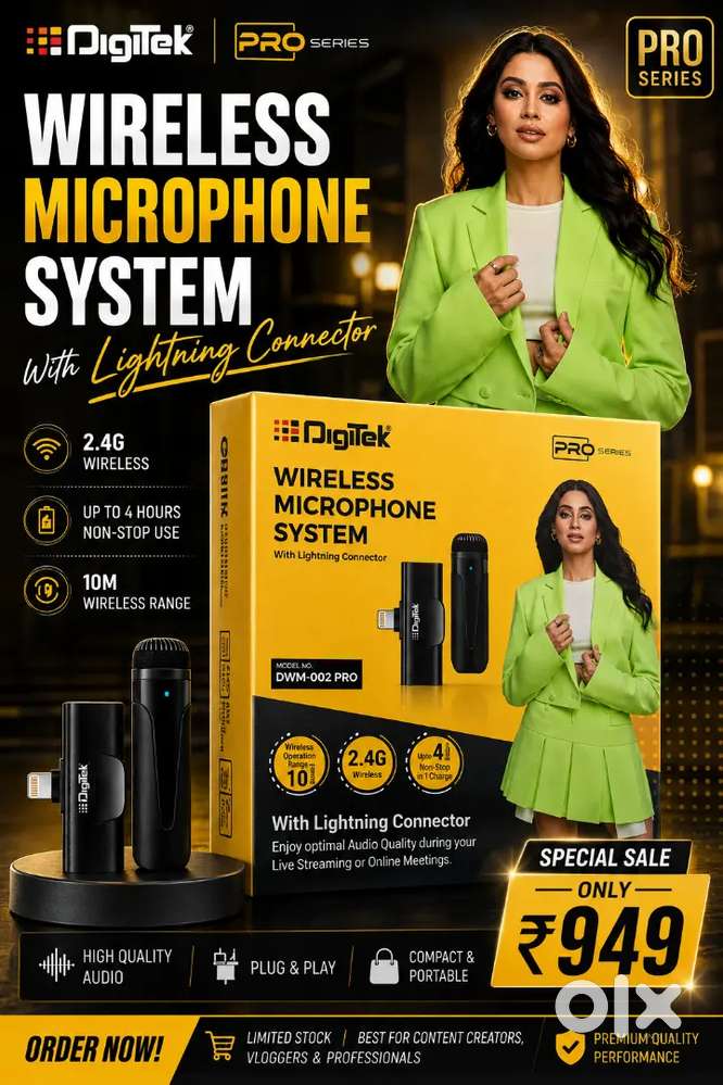 DigiTek wireless microphone DWM-002 PRO
