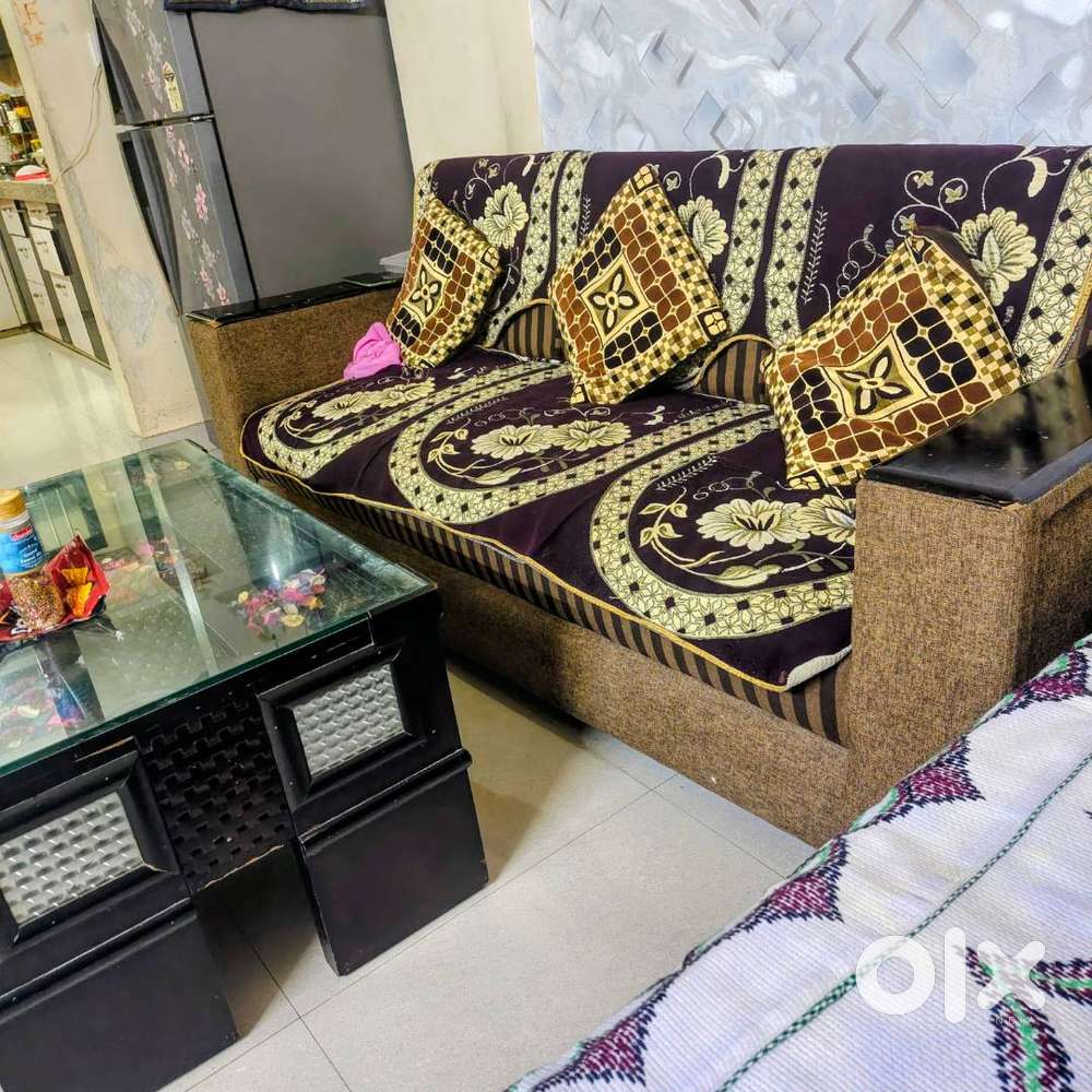 Premium 3+1+1 Sofa Set with Center Table | Living Room Furniture