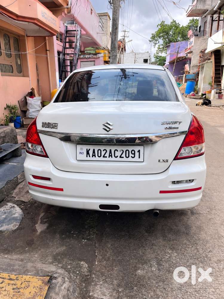 Swift Dzire Diesel, 2012, White Bord