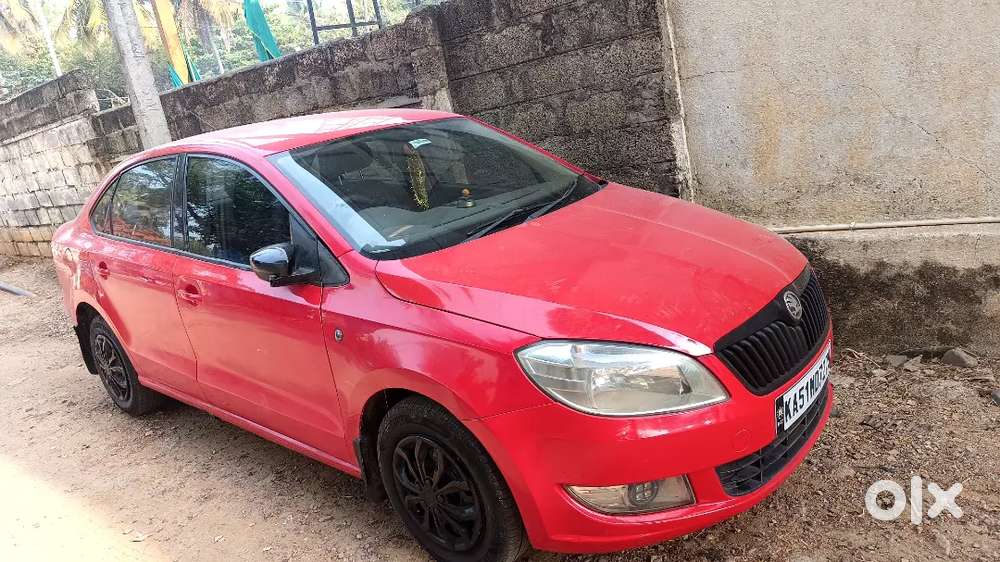 Red Color Skoda Rapid