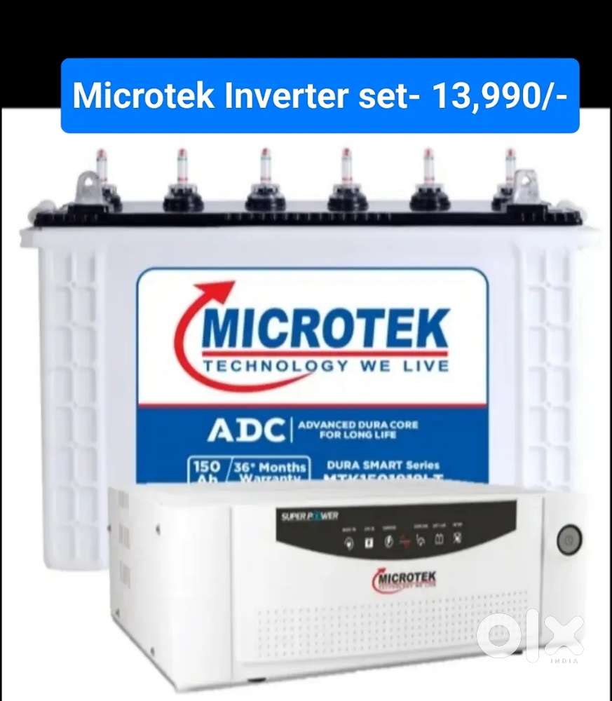 Microtek Inverter Battery set