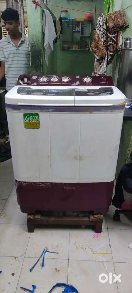 Videocon Quanta+ 7.3 kg Semi Automatic Washing Machine, Working