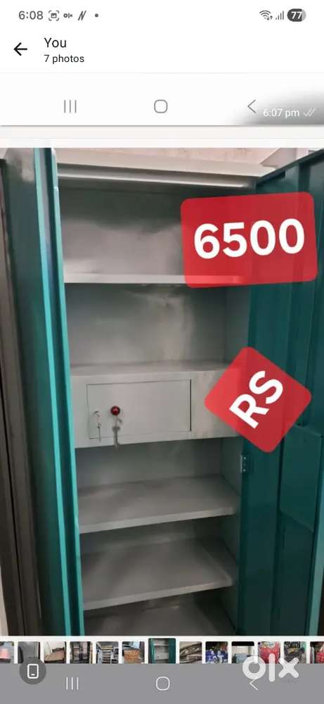 Almirah wardrobe brand new in workshop pc coated home or office hostel