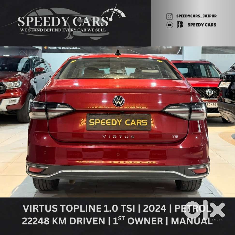 Volkswagen Virtus Topline 1.0 Tsi Mt (electric Seats), 2024, Petrol