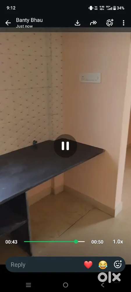 1 bhk for rent Rameshwari road
