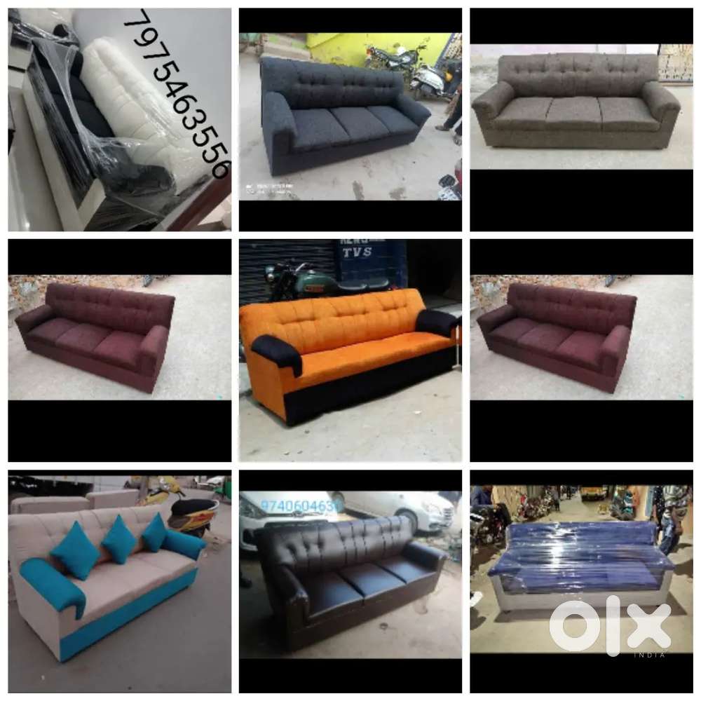 New 3 seater sofa set at affordable prices DARRECT FROM FACTORY Sofa & Dining 1723205831