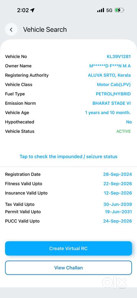 Maruti Suzuki Ertiga 1.5 Vxi, 2024, Petrol
