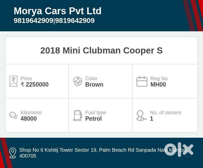 Mini Cooper S, 2018, Petrol
