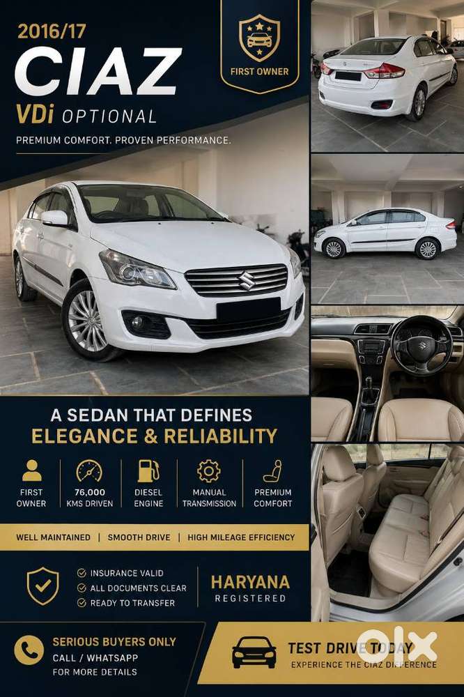 Maruti Suzuki Ciaz Vdi, 2017, Diesel
