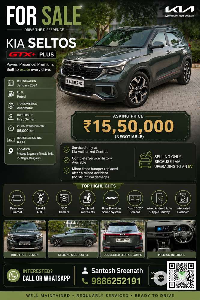 Kia Seltos Gtx Plus 2024