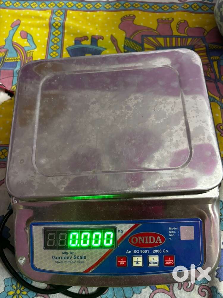 Digital Weighing Scale &ndash; ONIDA | Stainless Steel | Good Condition